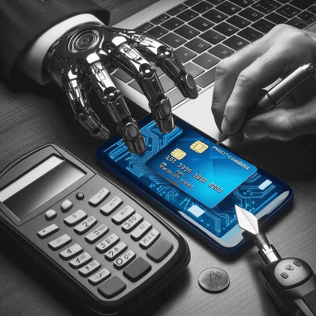 Illustration of a credit card with hidden graphics and text, representing credit card skimmers.