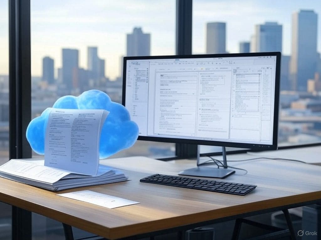 Digital document management in Oklahoma office